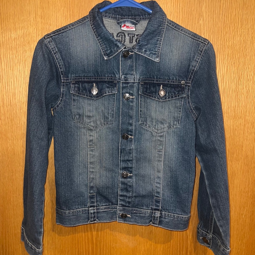 Hot & Spicy Denim Jacket Kids 134/140 Blue West Camp Blue Tigers 1472982